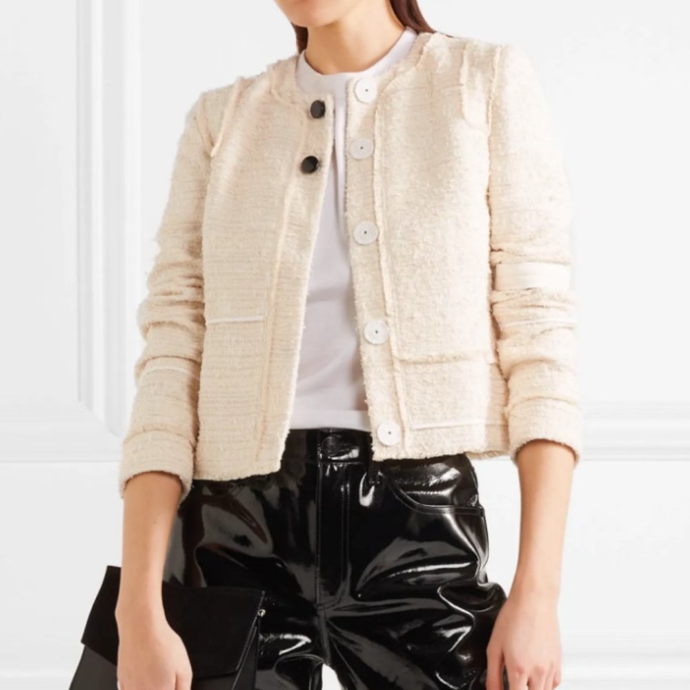 NWT Proenza Schouler Tweed Cropped Jacket